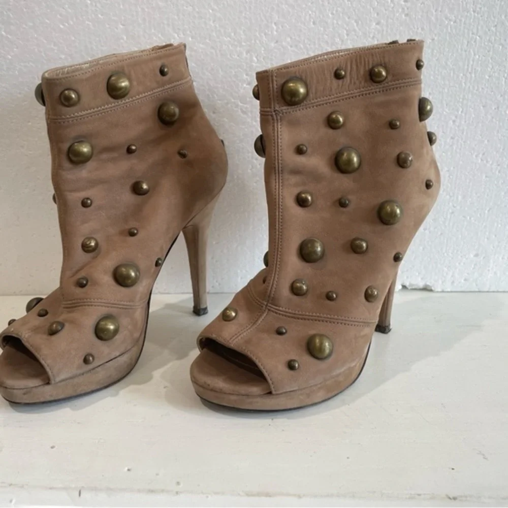 Stuart Weisman ankle heel booties